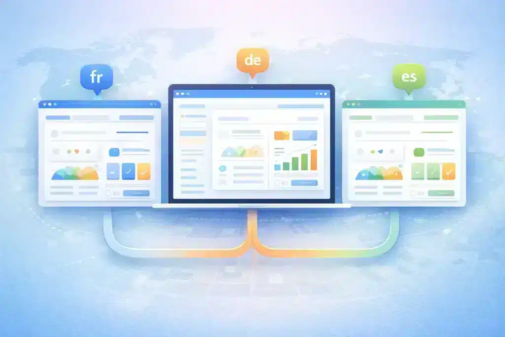 Multilingual keyword research and content planning