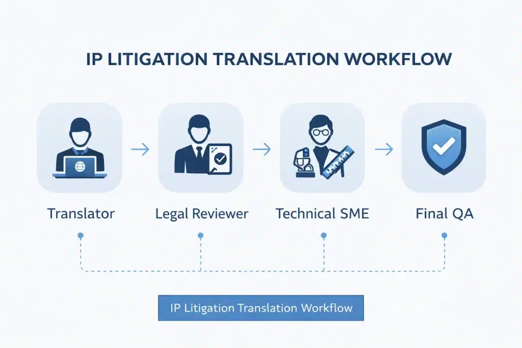 IP Litigation Translation Services for International Cases 1 Litigation translation workflow: how do we maintain accuracy, neutrality, and legal defensibility?