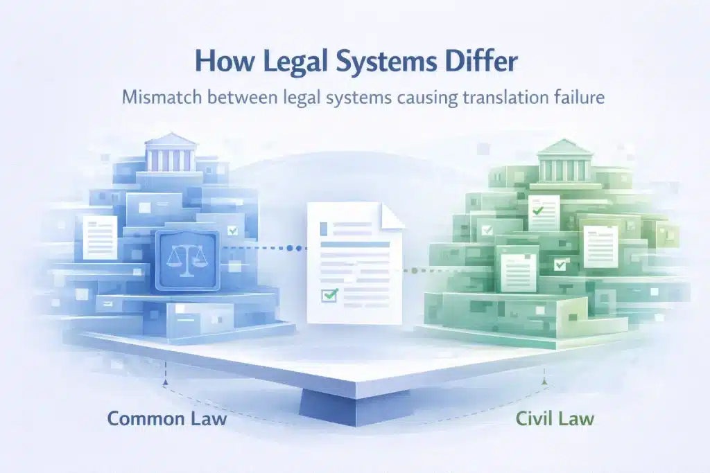 How legal systems differ – and why “literal” translation fails