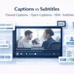 Captions vs Subtitles Explained: Closed Captions, SDH, Open Captions & Accessibility Standards