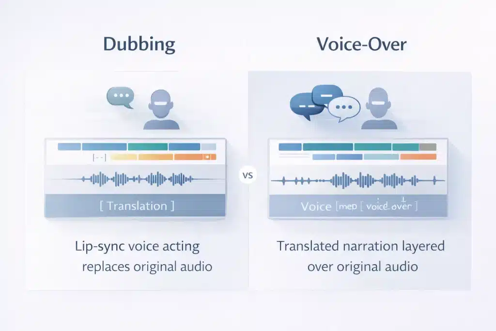 Dubbing vs Voice-Over
