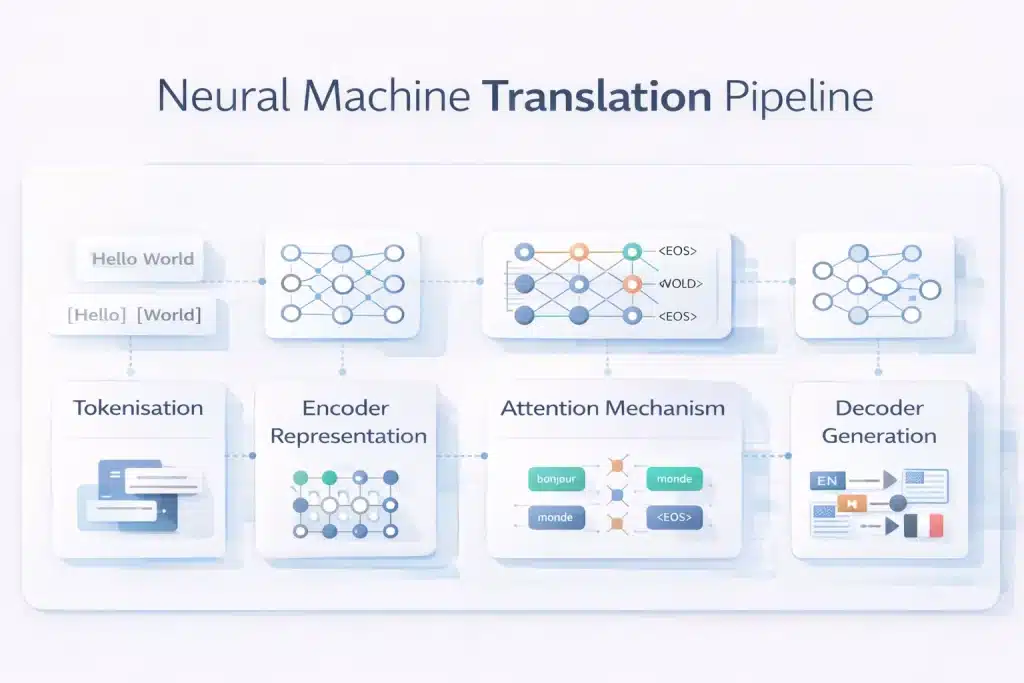 Best Translation API in 2026: Developer Comparison Guide 1 Neural Machine Translation Pipeline