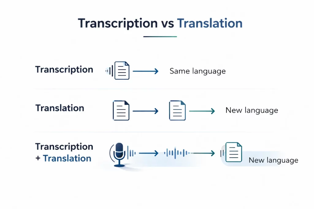 What is Transcribing? Everything You Need to Know (Uses and Methods Explained) 1 Transcription vs Transcribing