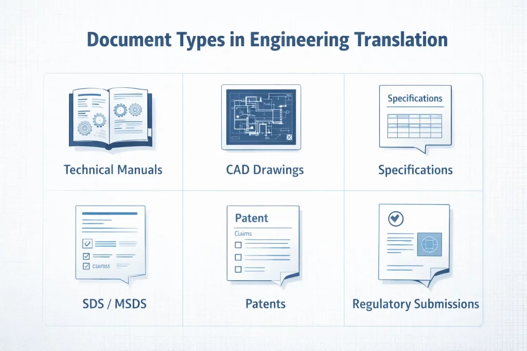 Engineering Documents That Require Professional Translation: Types, Formats, and Accuracy Requirements