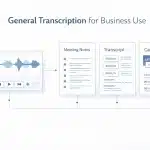 General Transcription: Use Cases, Formats & Accuracy