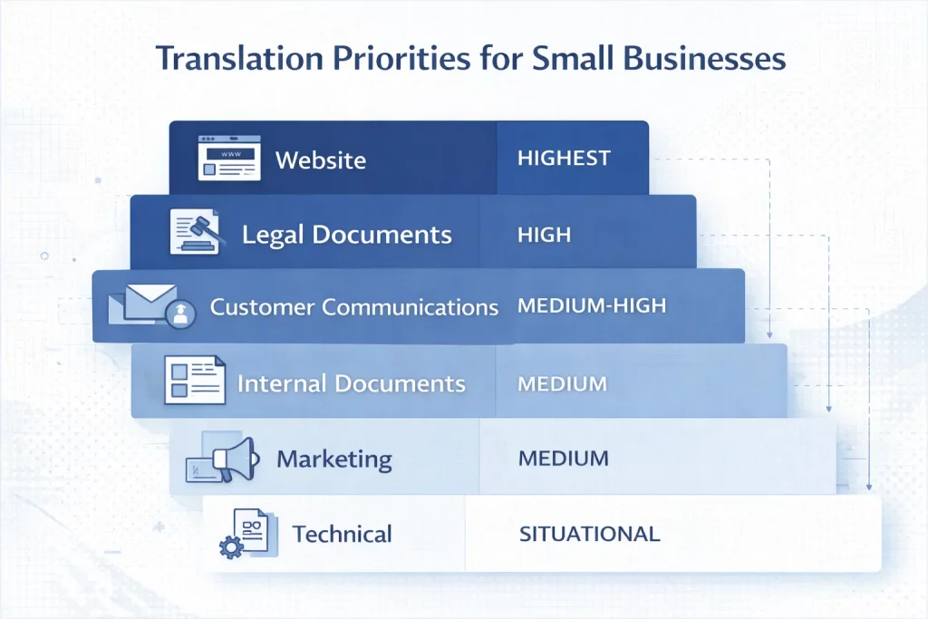 What Translation Services Small Businesses Actually Need (and What They Can Skip)